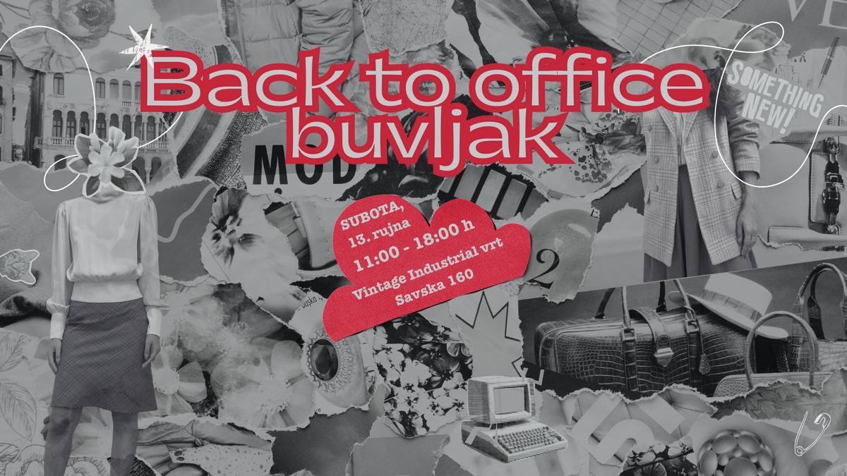 “Back to office” buvljak – Vintage second-hand događaj u vrtu Vintage Industriala